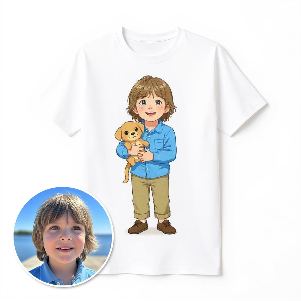 My Puppy Bestie - Custom Photo T-shirt
