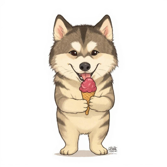 Summer Scoops - Custom Pet or Person Photo Sticker