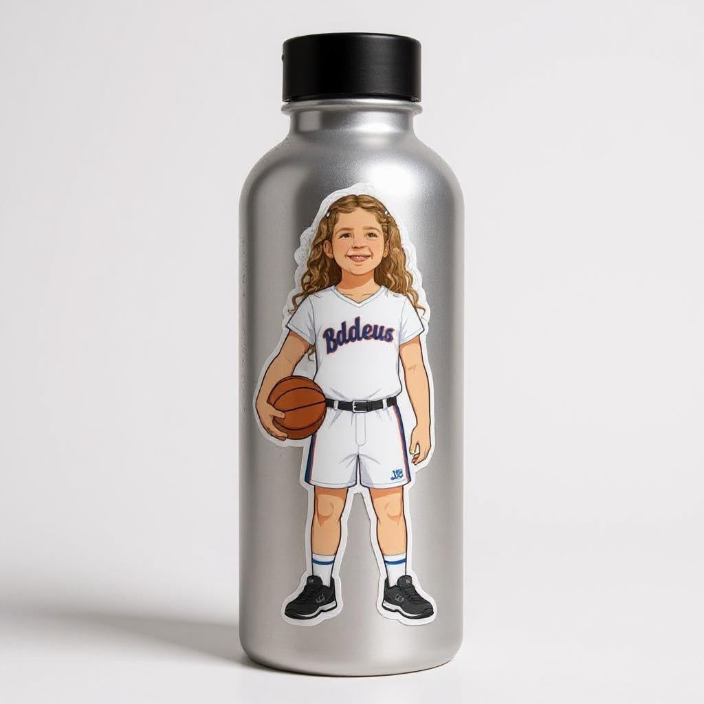 The Baller - Custom Pet or Person Basketball Photo Sticker