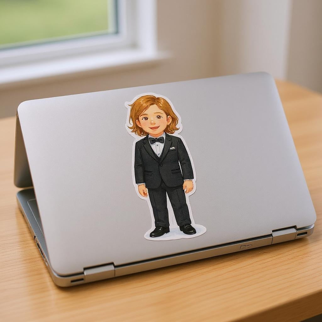 The Secret Agent - Custom Pet or Person Photo Sticker
