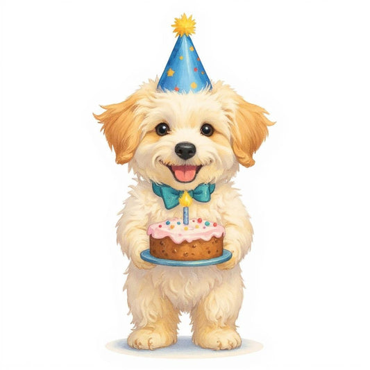 Birthday Bash Sticker - Custom Pet or Person Photo Sticker