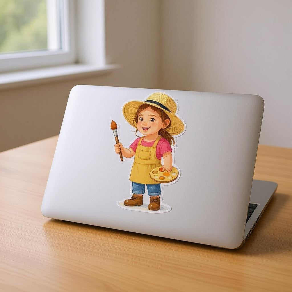 My Little Artist - Custom Photo Sticker of Pet or Person