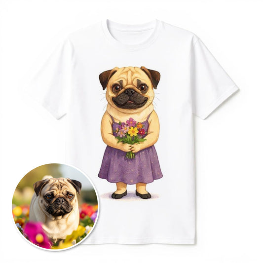 The Bridesmaid - Custom Pet or Person Photo T-shirt