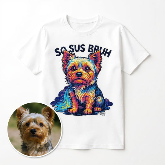 "So Sus Bruh" Custom Pet or Person Photo T-shirt