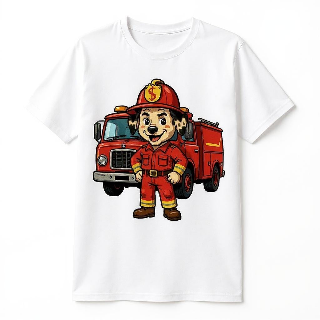 The Fire Chief - Custom Pet or Person Photo T-shirt