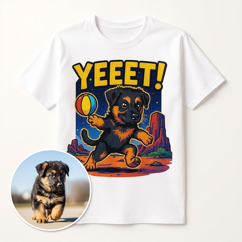 The Big Yeet - "YEEET!" Custom Photo T-shirt
