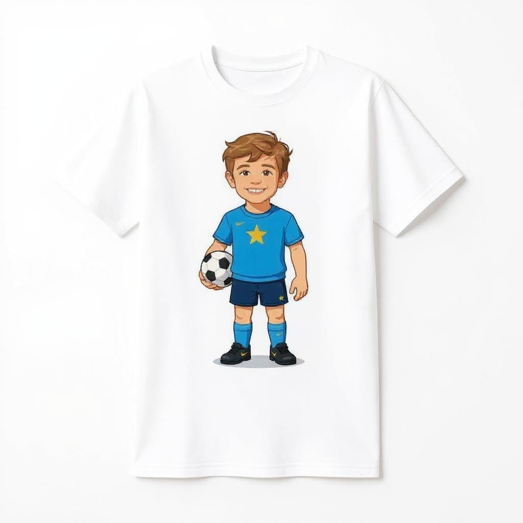 The Goal Getter - Custom Pet or Person Soccer Photo T-shirt