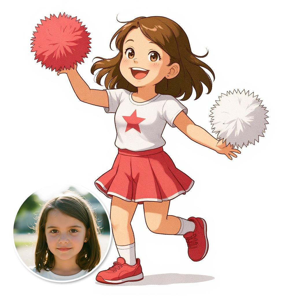 The Head Cheerleader - Custom Photo Sticker