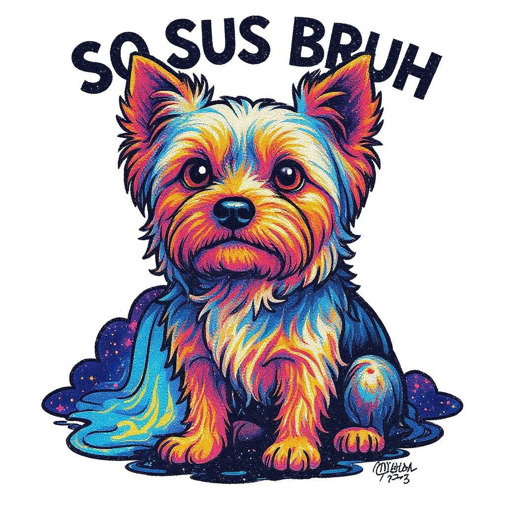 "So Sus Bruh" Custom Pet or Person Photo Sticker