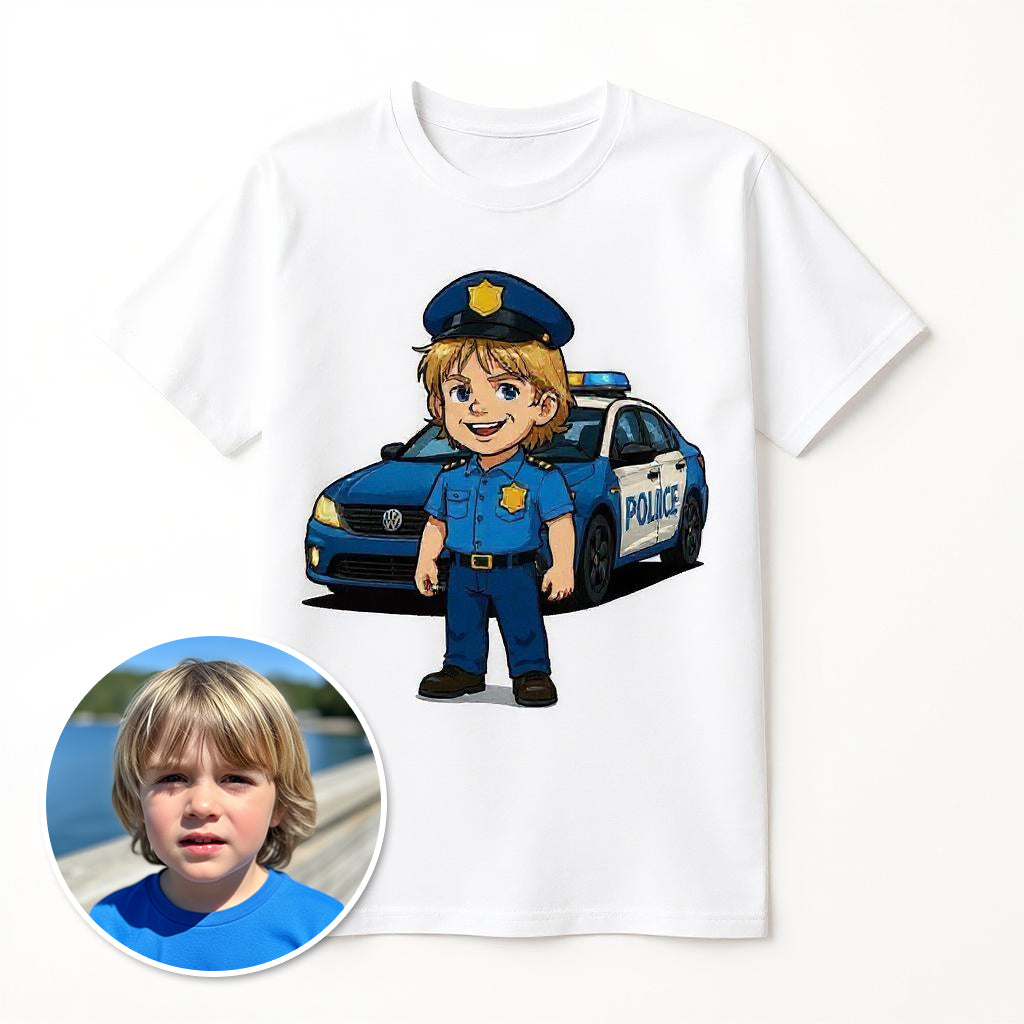 The Police Chief - Custom Pet or Person Photo T-shirt