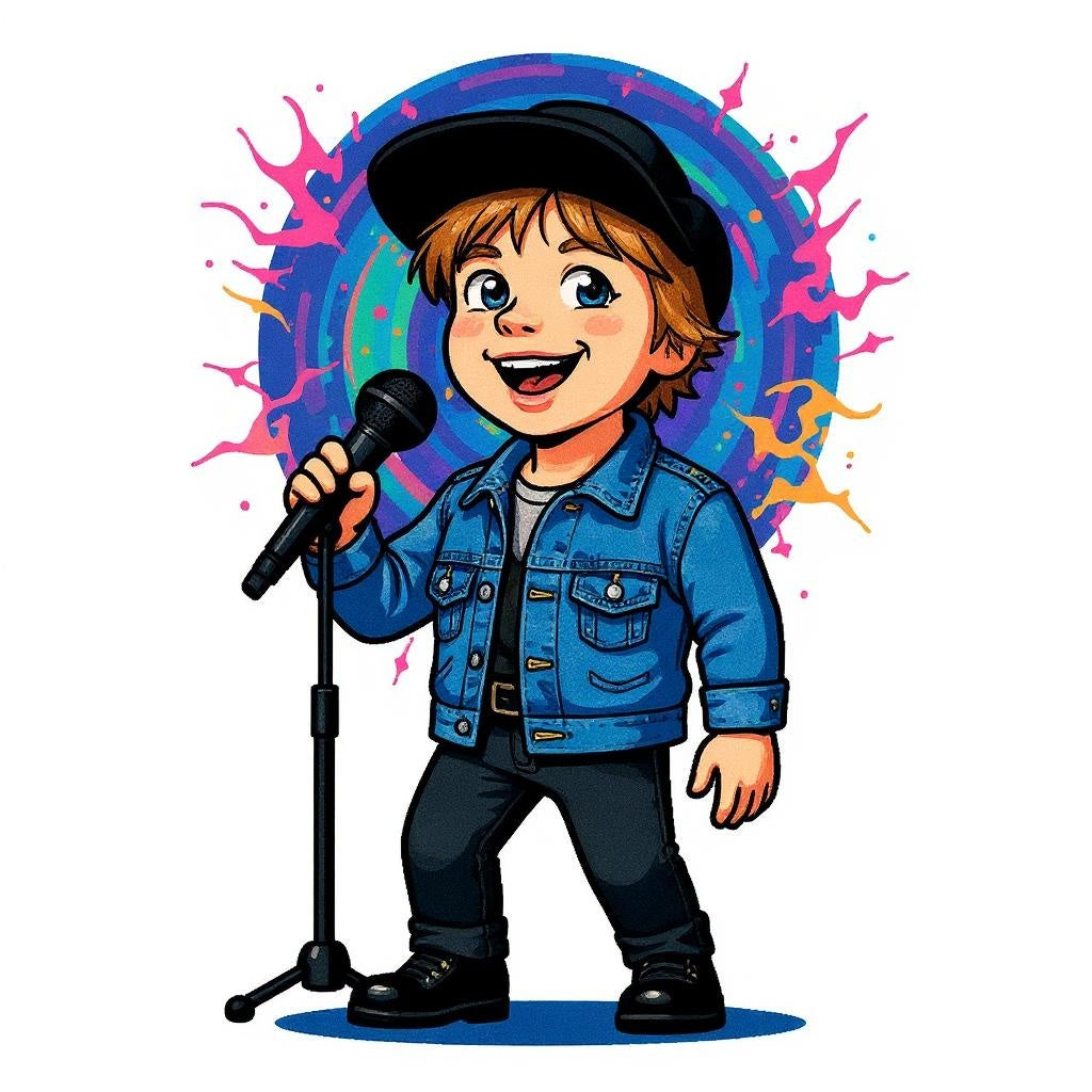 The Singer - Custom Photo Sticker