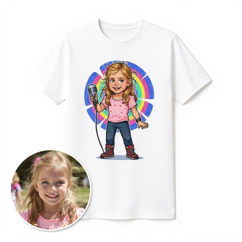 The Singer - Custom Photo T-shirt