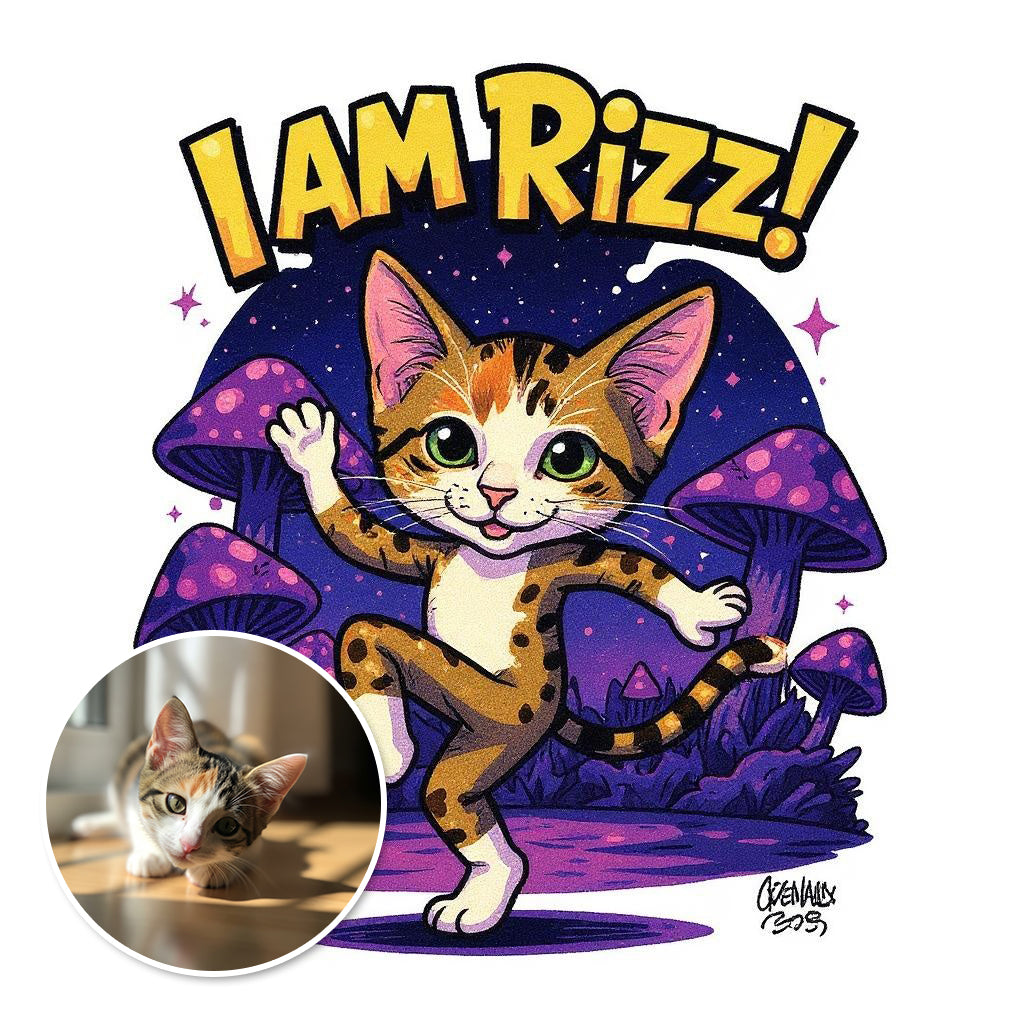 The Rizz Master - Custom Pet or Person Photo Sticker