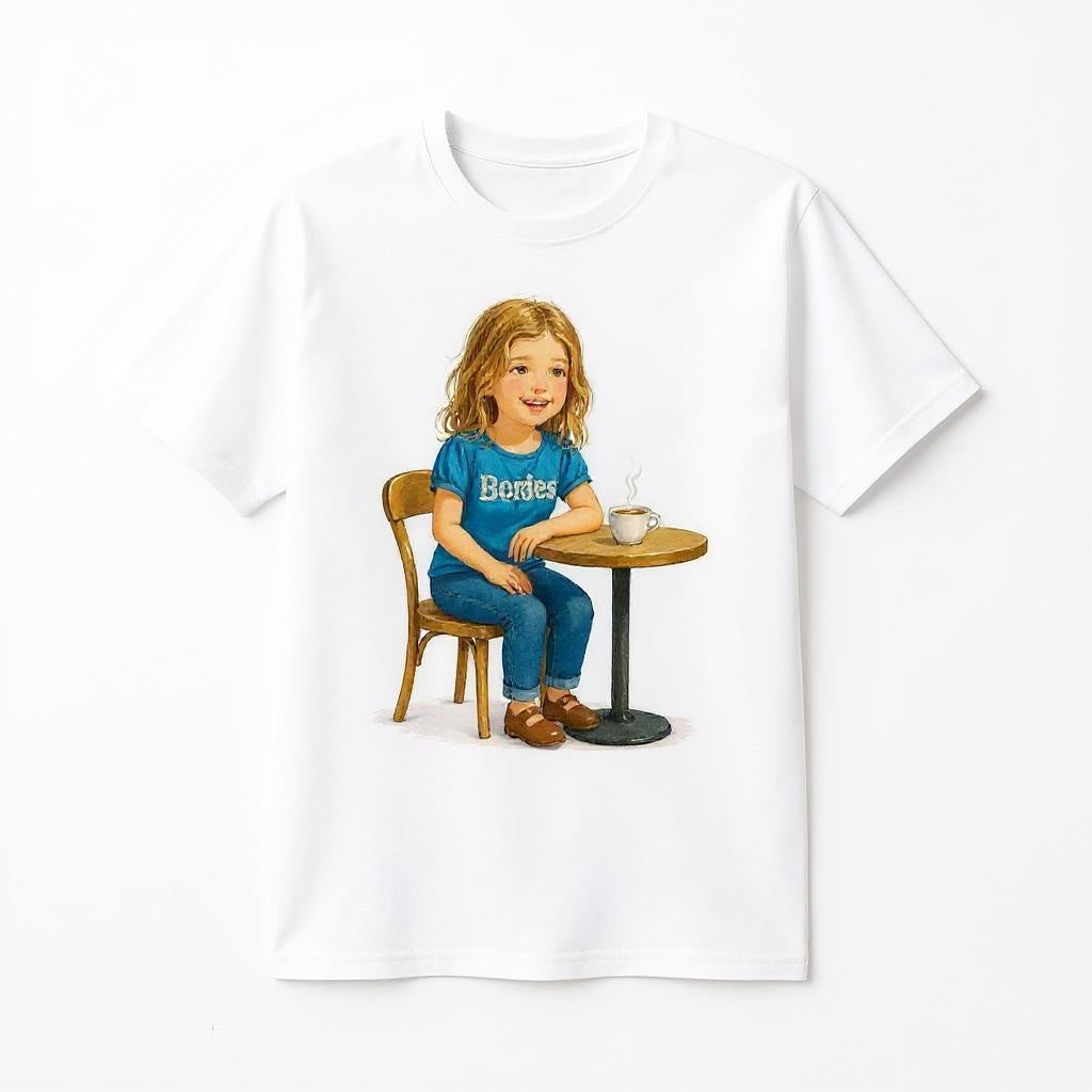 Cafe Cutie - Custom Pet or Person Photo T-shirt