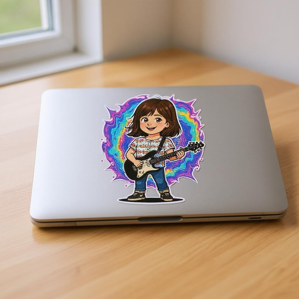 The Rock Star - Custom Photo Sticker