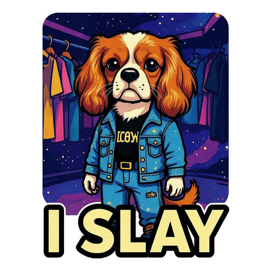 The Trendsetter - "I Slay" Custom Pet or Person Photo Sticker