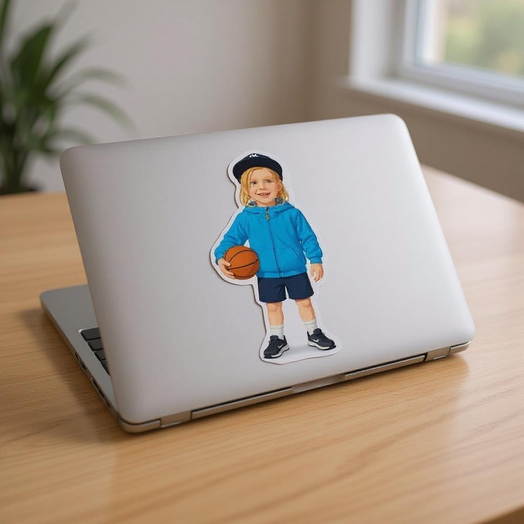 The Baller - Custom Pet or Person Basketball Photo Sticker