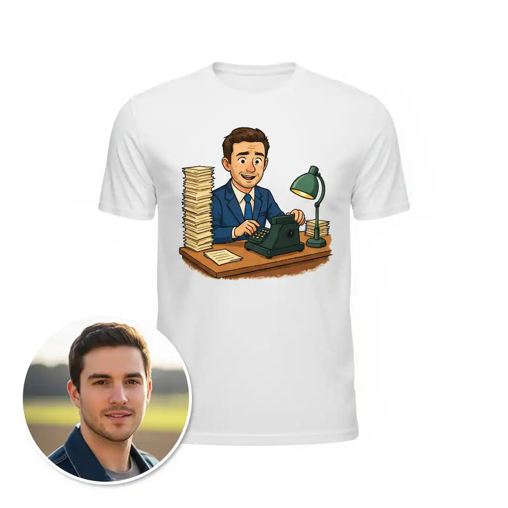 The Accountant- Custom Person or Pet Photo T-shirt