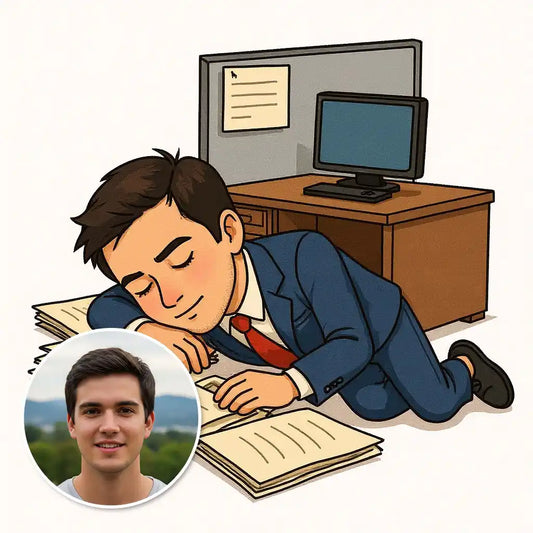 The Chief Sleep Officer - Custom Person or Pet Photo Sticker