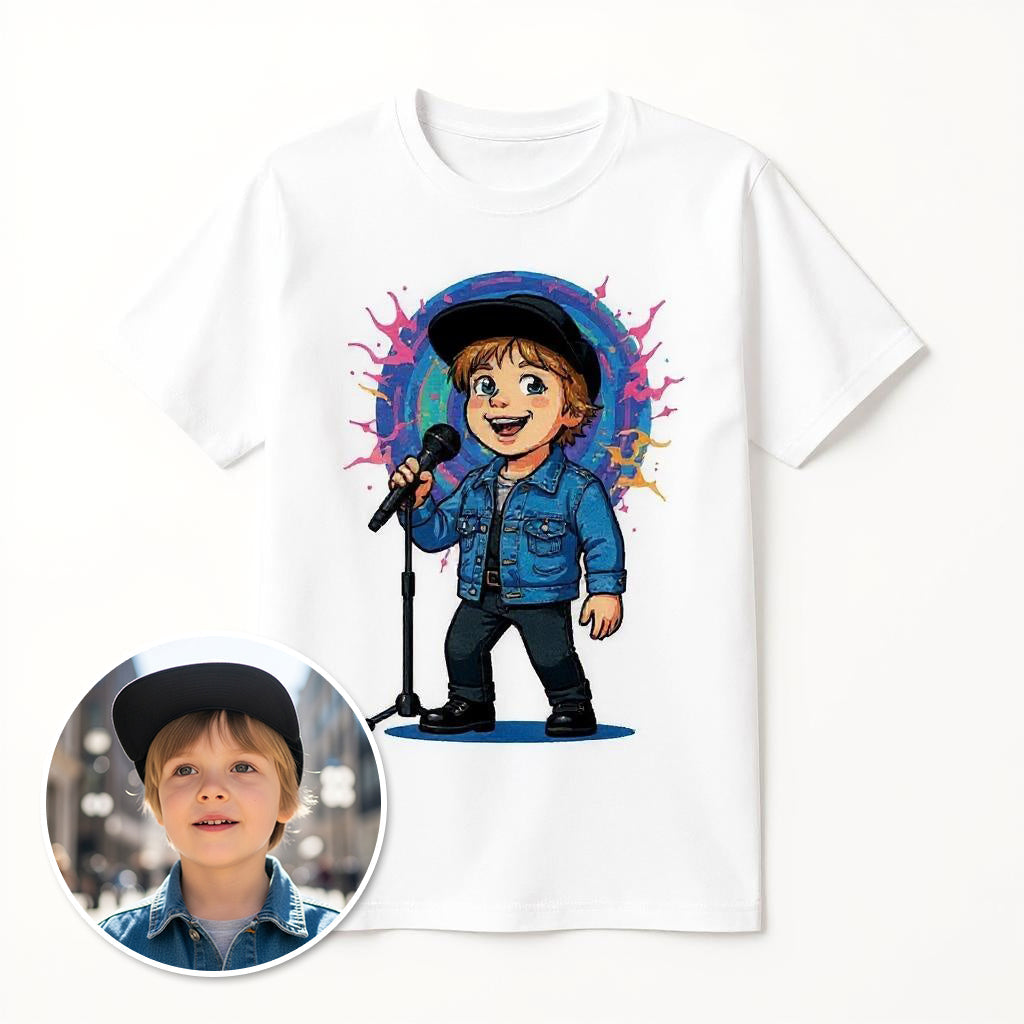 The Singer - Custom Photo T-shirt