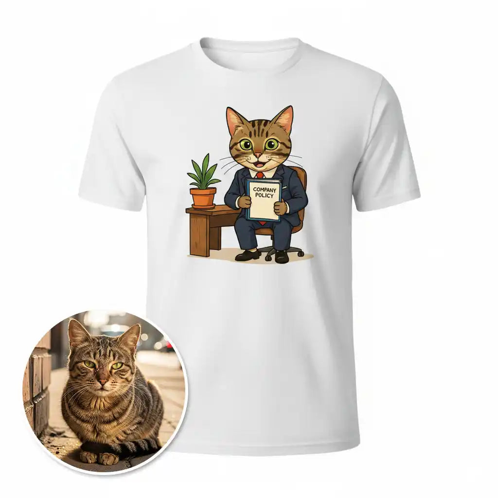 The HR Manager - Custom Person or Pet Photo T-shirt