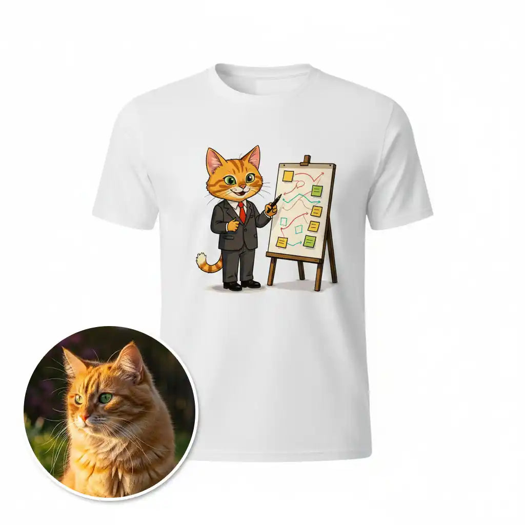 The Project Manager- Custom Person or Pet Photo T-shirt