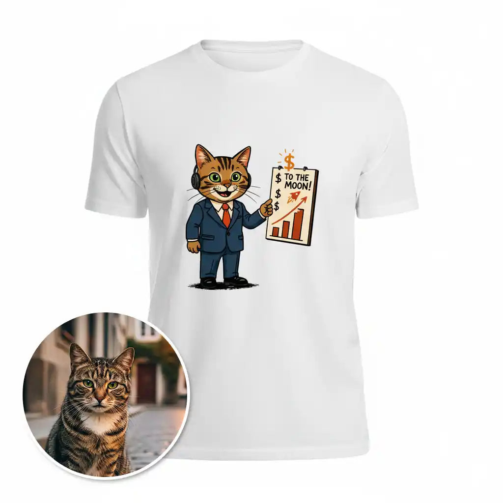 The Salesperson - Custom Person or Pet Photo T-shirt