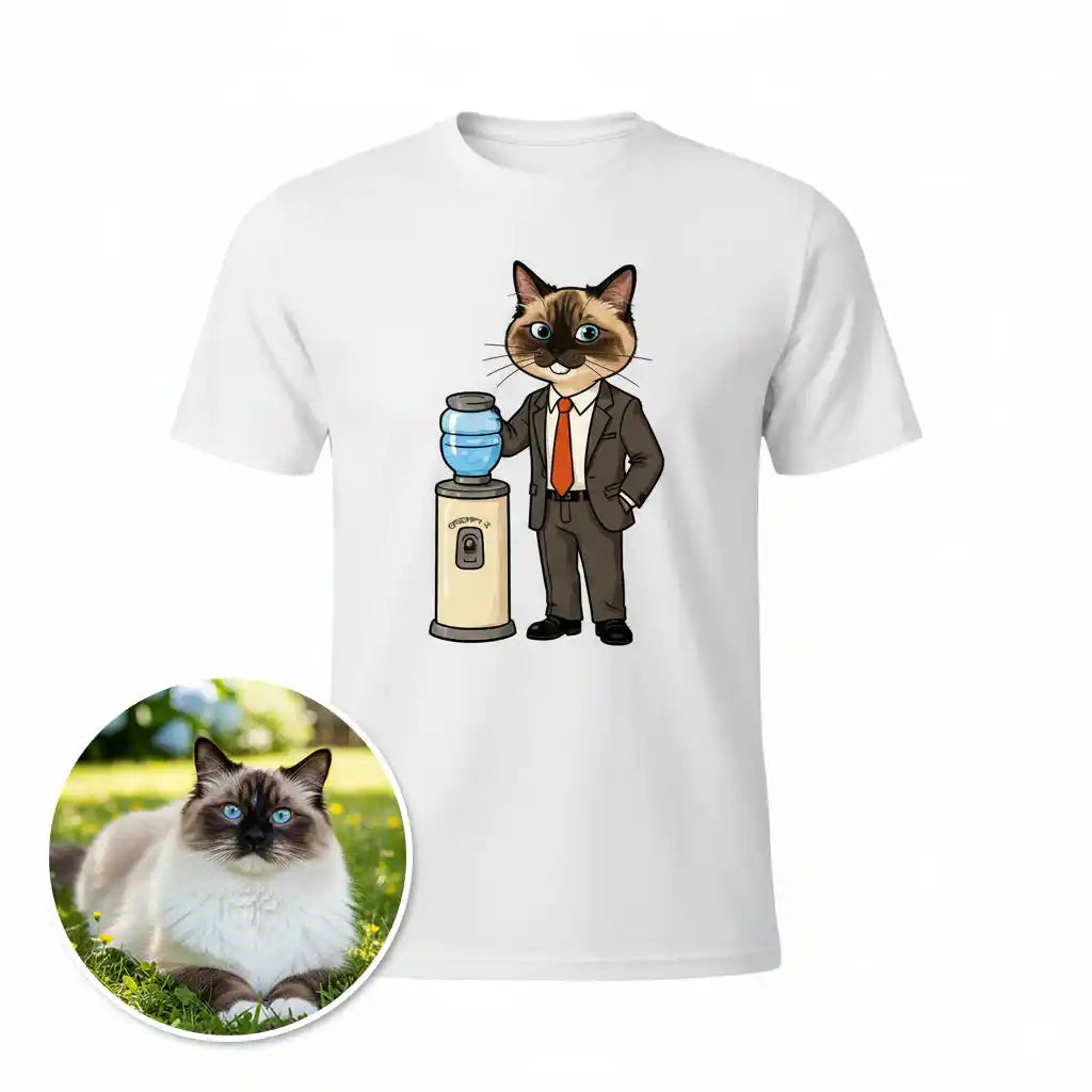 The Watercooler Gossip- Custom Person or Pet Photo T-shirt