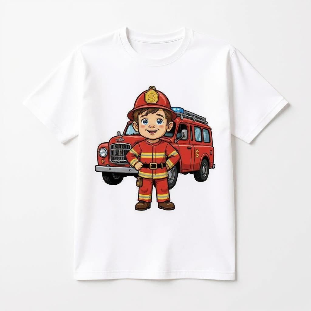 The Fire Chief - Custom Pet or Person Photo T-shirt