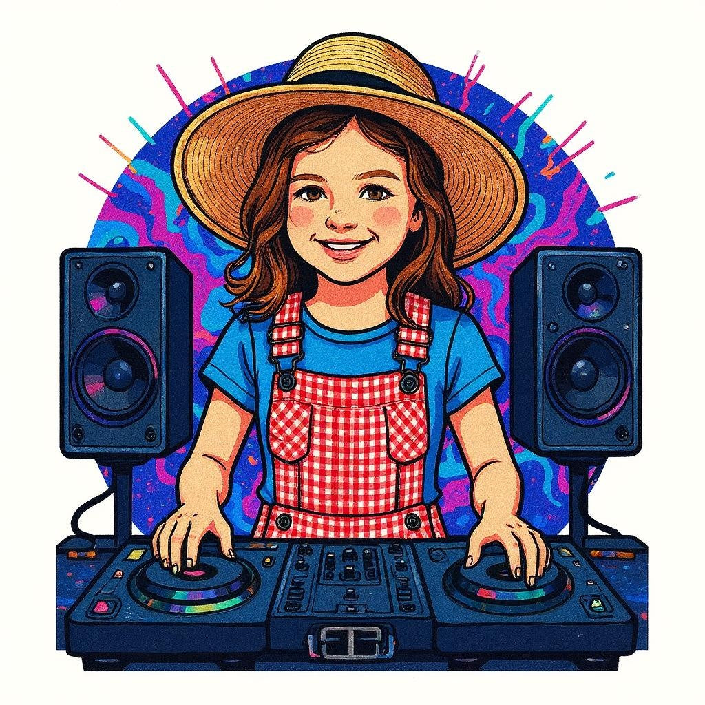 The DJ - Custom Photo Sticker