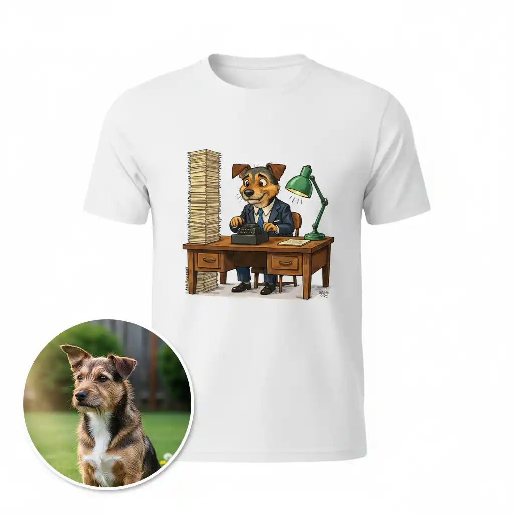 The Accountant- Custom Person or Pet Photo T-shirt