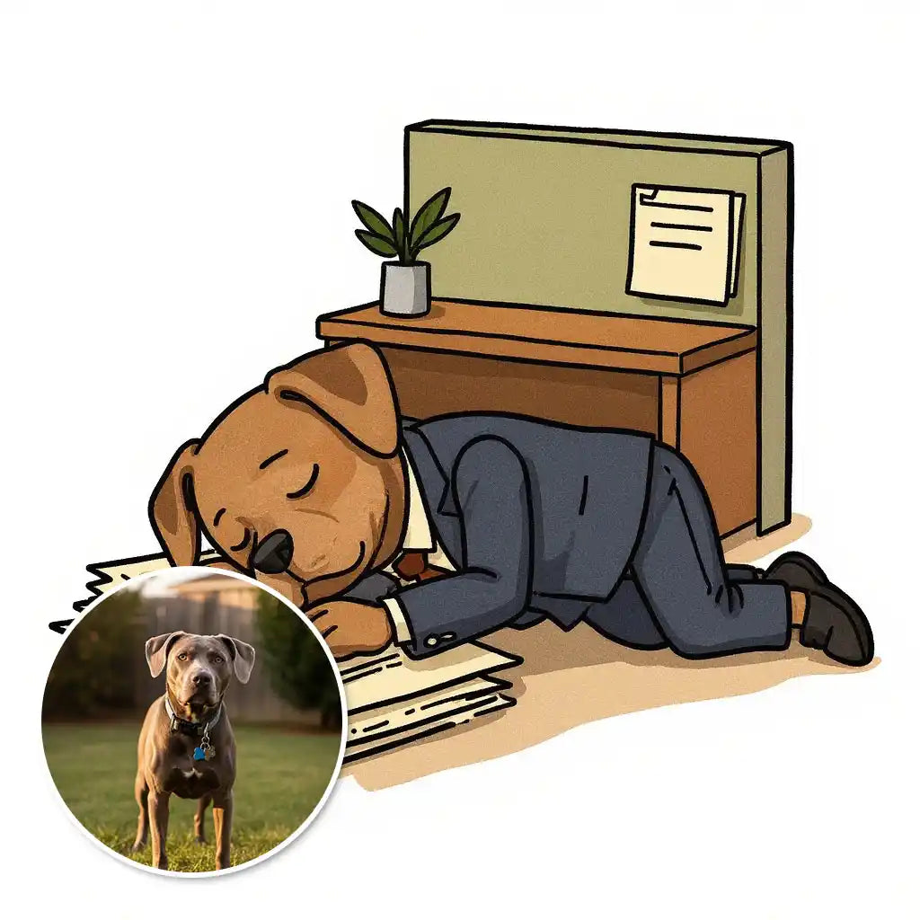 The Chief Sleep Officer - Custom Person or Pet Photo Sticker