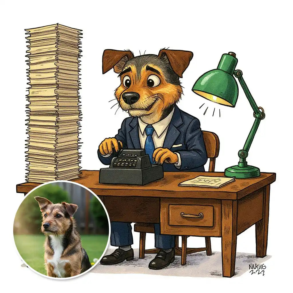 The Accountant - Custom Person or Pet Photo Sticker