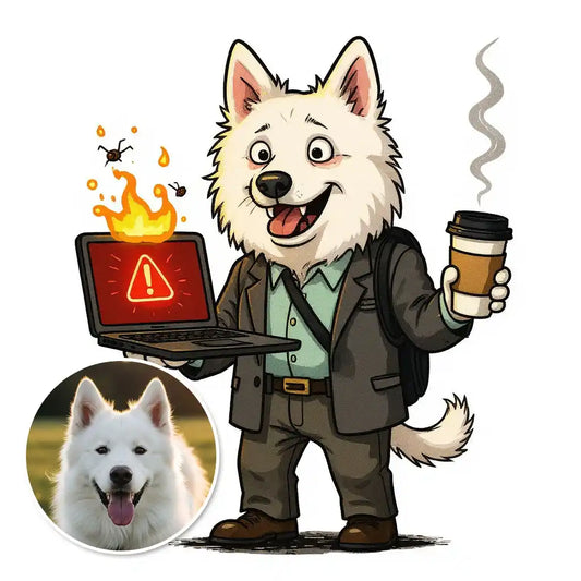 The Developer - Custom Person or Pet Photo Sticker