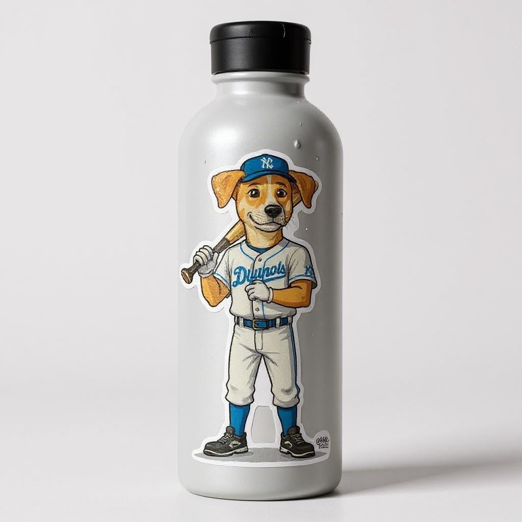 The All-Star - Custom Baseball Photo Sticker