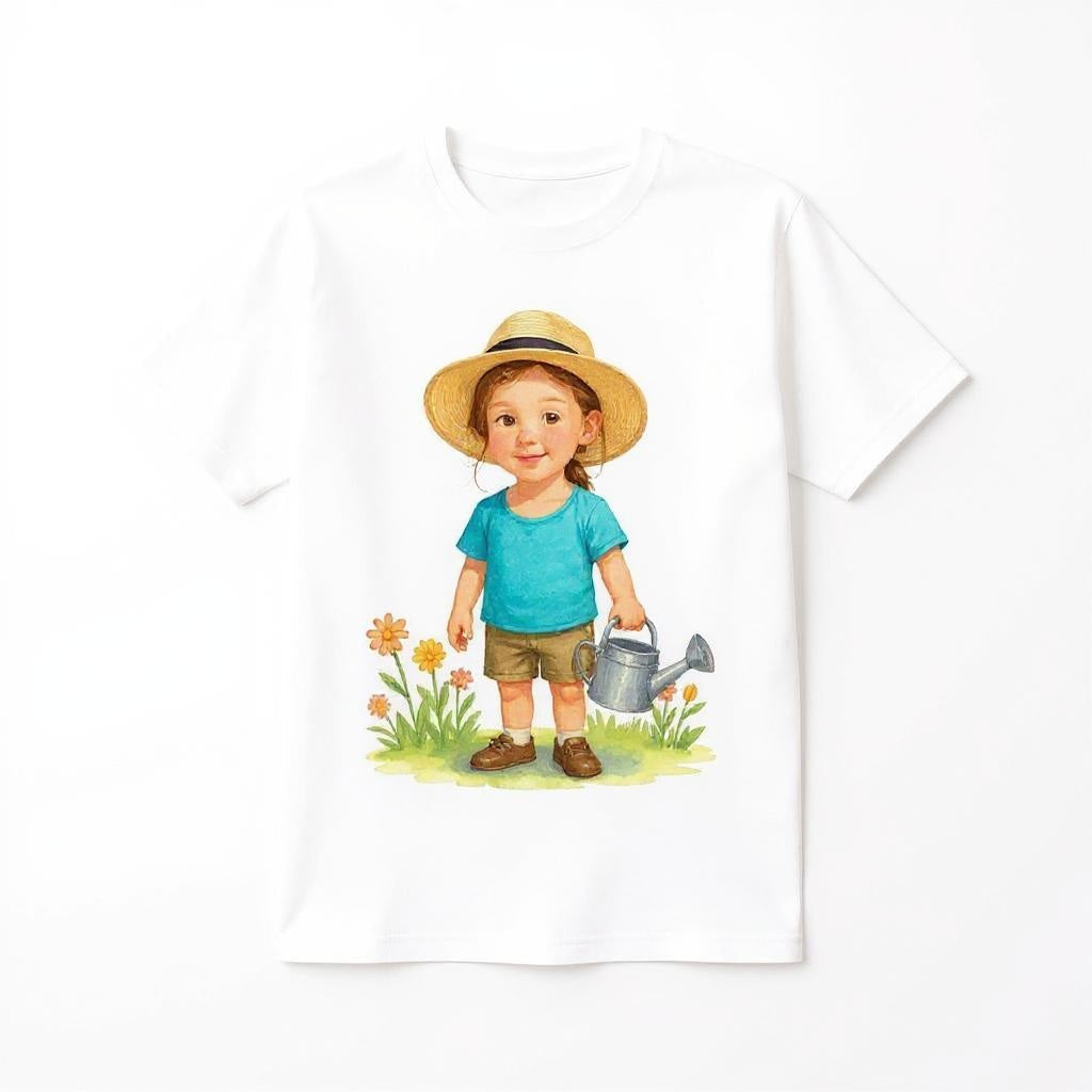 The Green Thumb Gardener- Custom Pet or Person Photo T-shirt