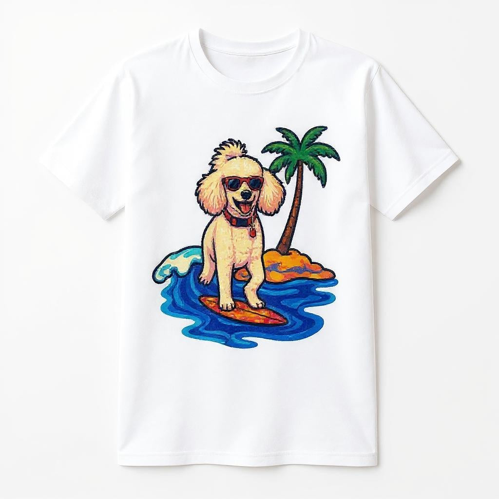 The Beach Bum - Custom Pet or Person Surfer Photo T-shirt