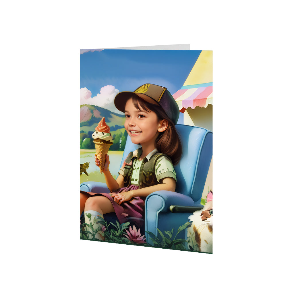 Ice Cream Greeting Card