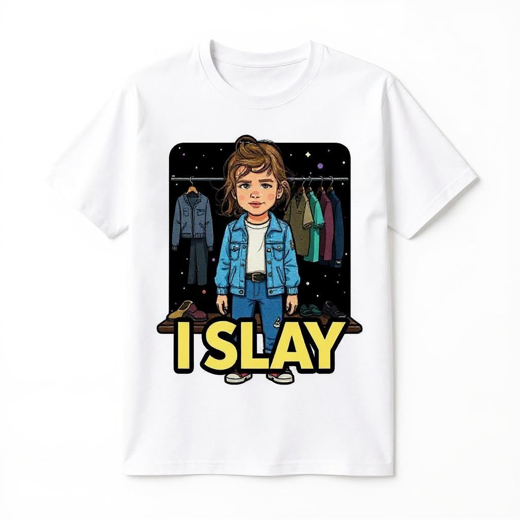 The Trendsetter - "I Slay" Custom Pet or Person Photo T-shirt