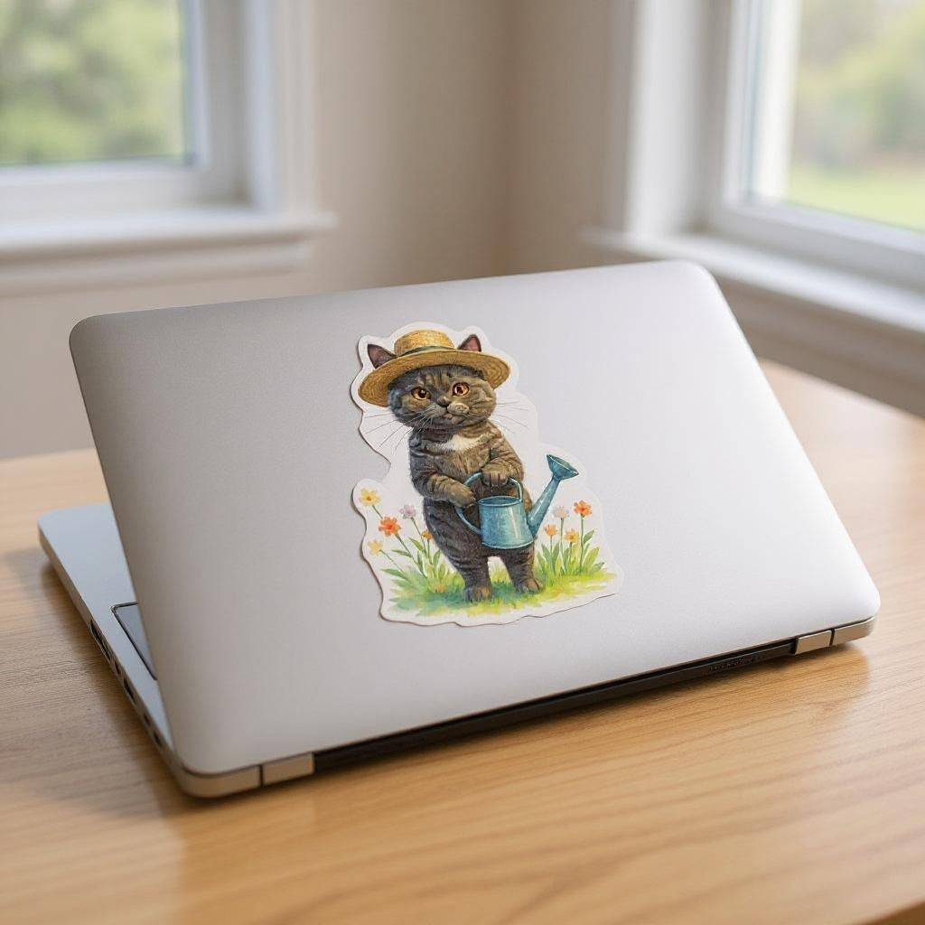 The Green Thumb - Custom Pet or Person Photo Sticker