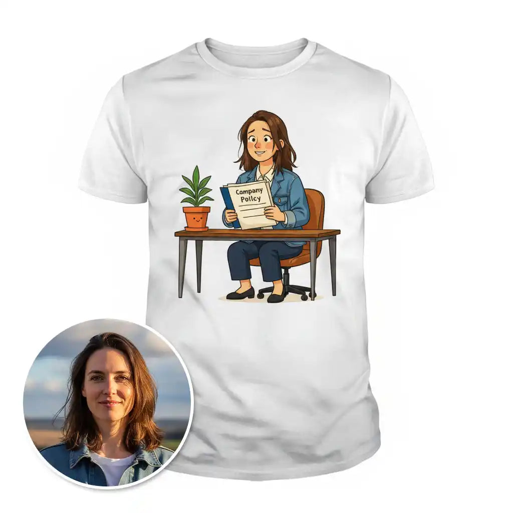 The HR Manager - Custom Person or Pet Photo T-shirt
