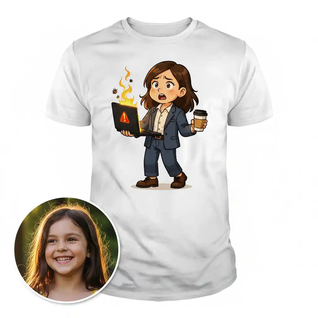 The Developer- Custom Person or Pet Photo T-shirt