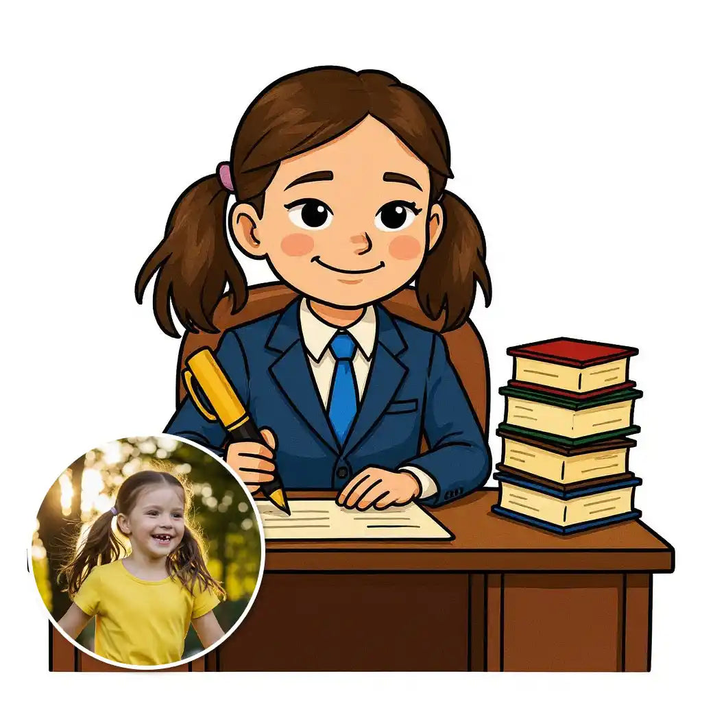 The Boss - Custom Person or Pet Photo Sticker