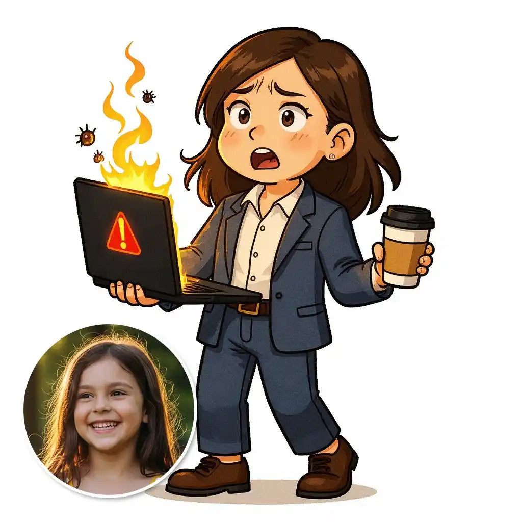 The Developer - Custom Person or Pet Photo Sticker