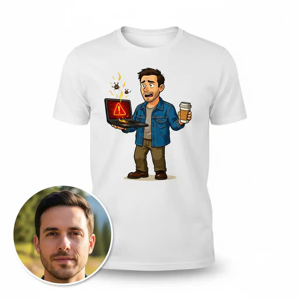 The Developer- Custom Person or Pet Photo T-shirt