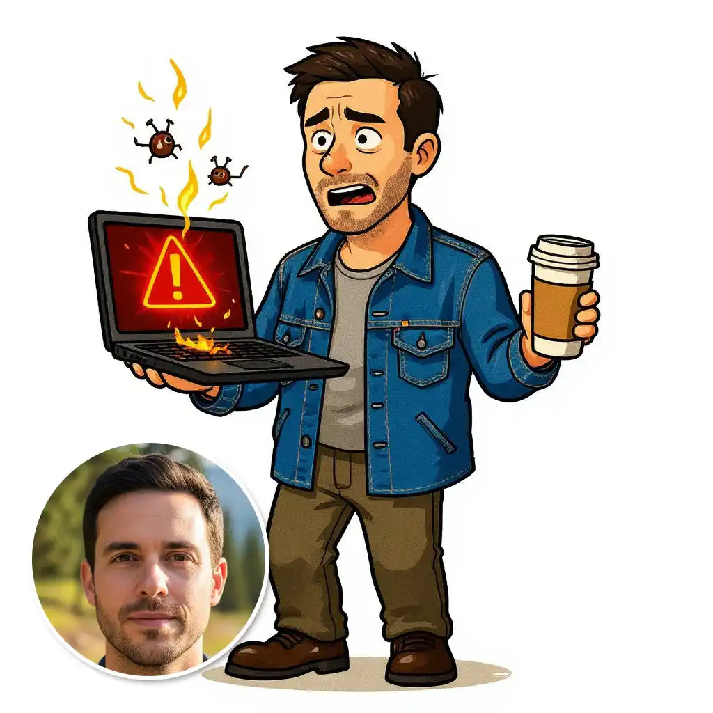 The Developer - Custom Person or Pet Photo Sticker