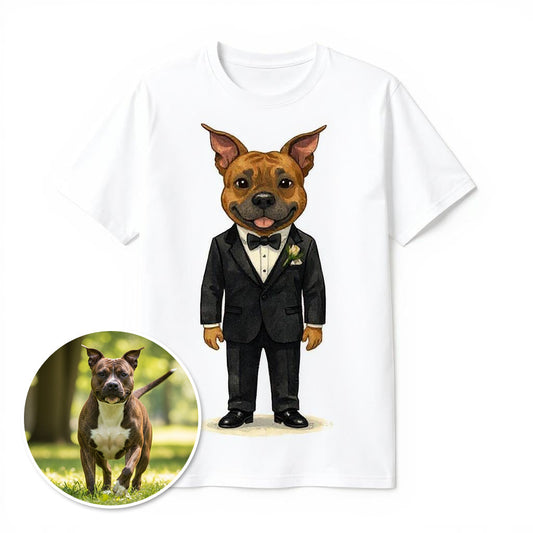 The Best Man - Custom Person or Pet Photo T-shirt
