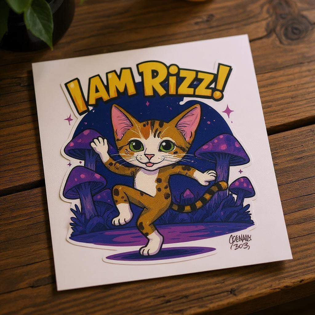 The Rizz Master - Custom Pet or Person Photo Sticker