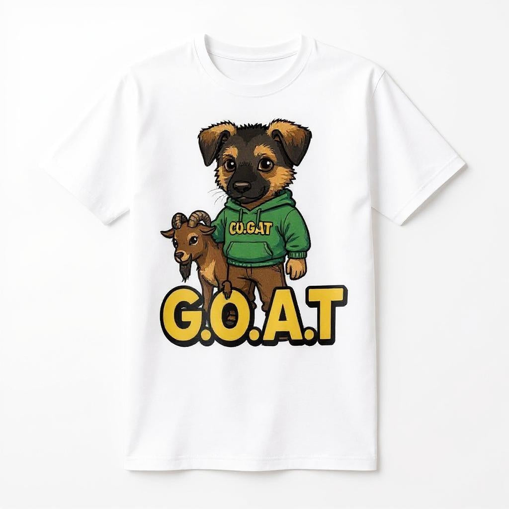 The Real G.O.A.T. - Custom Pet or Person Photo T-shirt