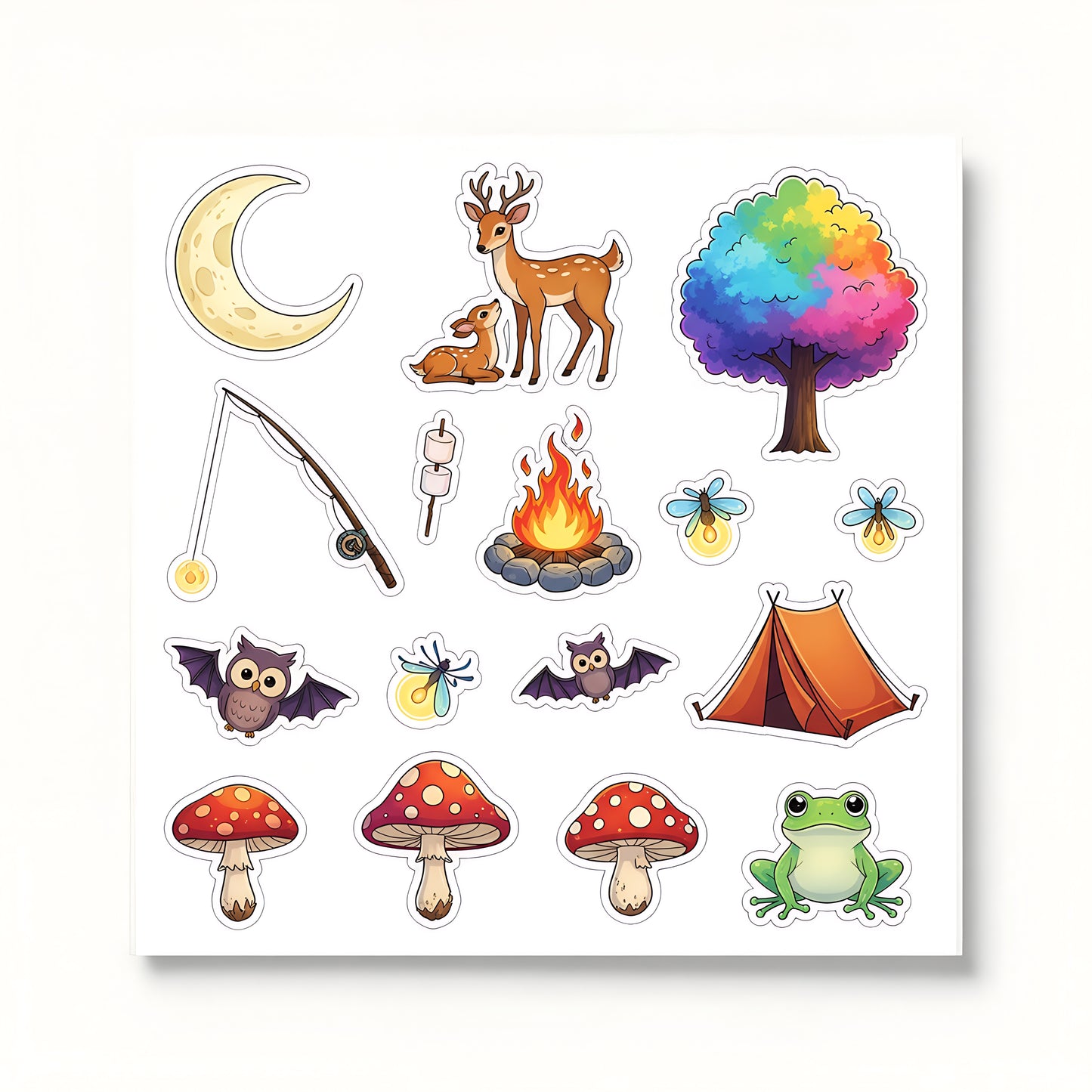 Camping Lovers Sticker Set | Vinyl Decals